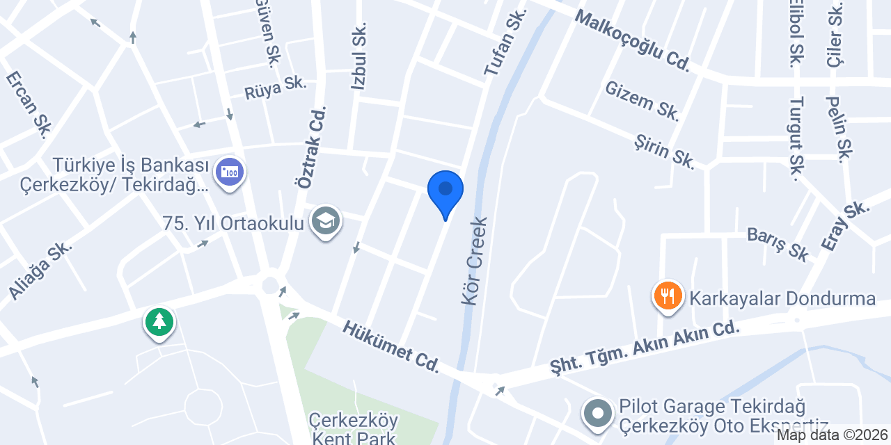 Trakya Gina Cafe konumu