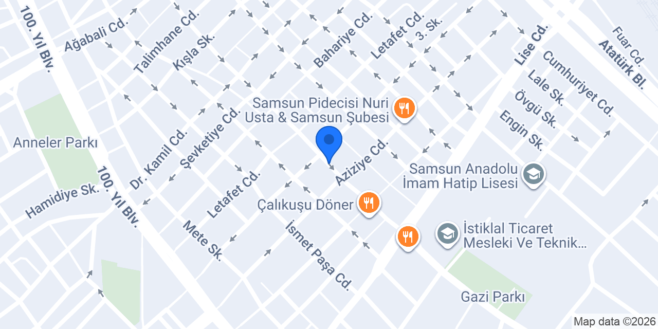 Colleion Samansun konumu