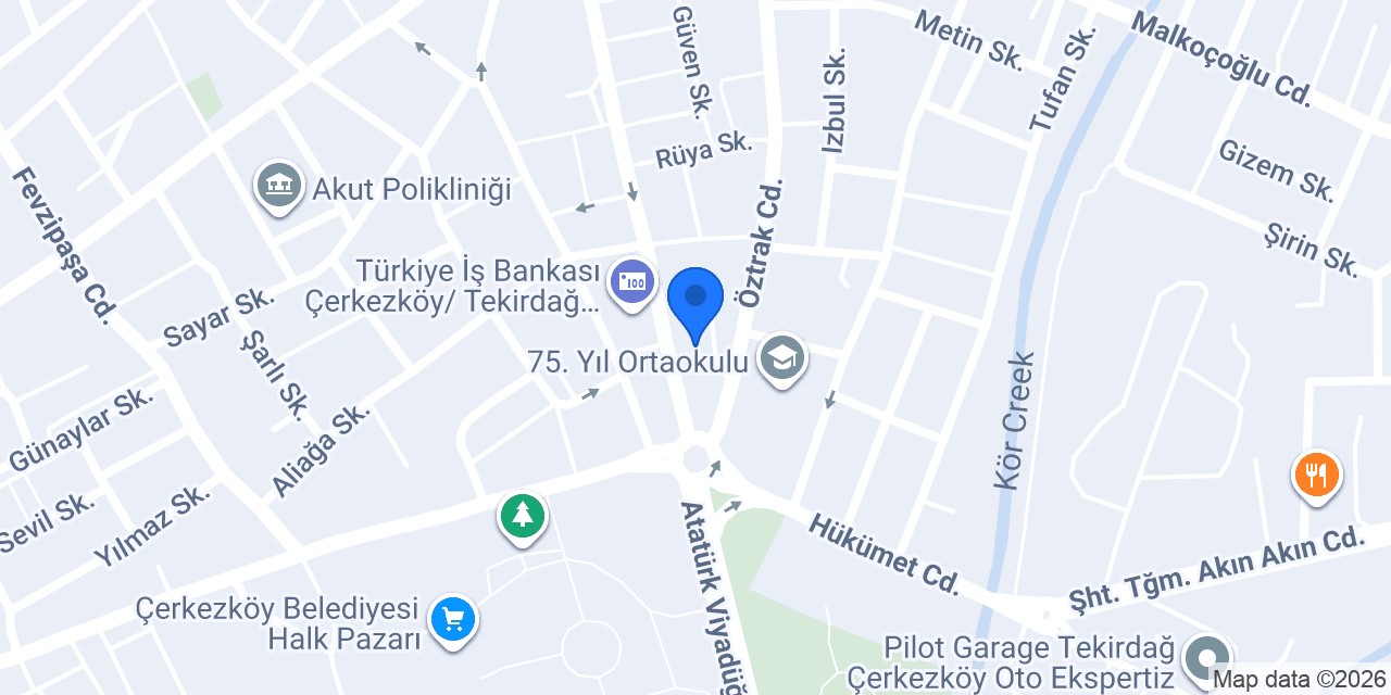 Bağış Aile Kasabı / Çerkezköy konumu