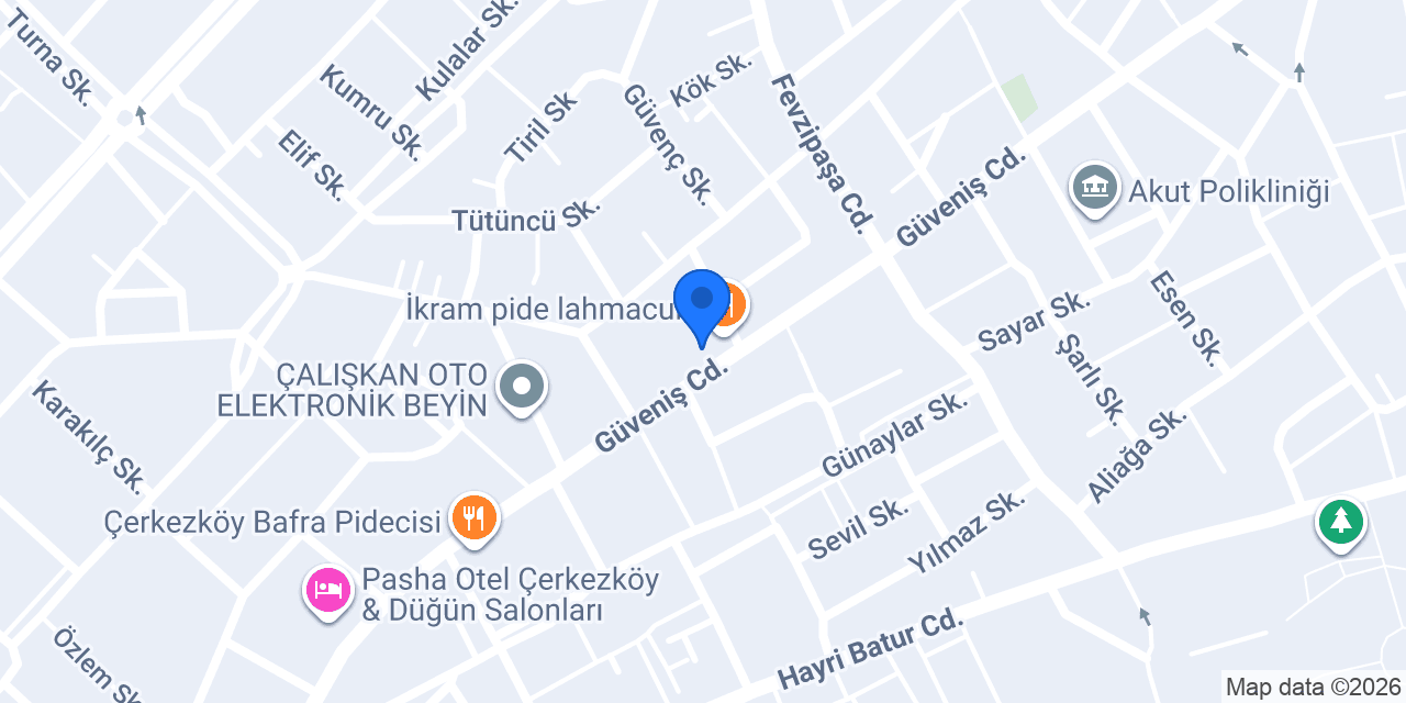 SERKAN ŞENOL HAIR STUDIO konumu
