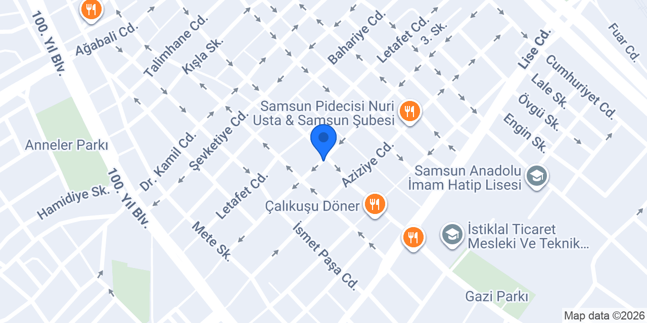 Şen Çiçek Taksi konumu