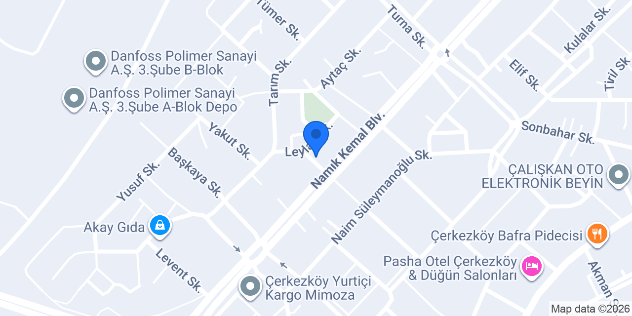 YAĞMUR spa Çerkezköy konumu
