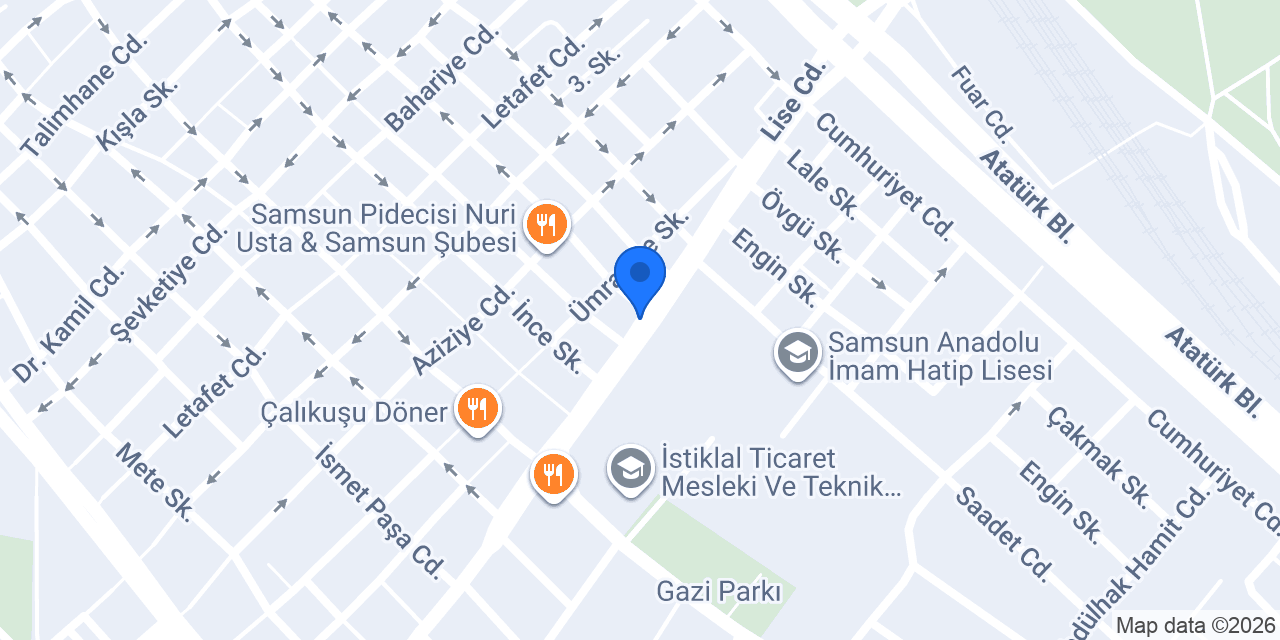 Dt. Sevgi Akçay Çoban konumu