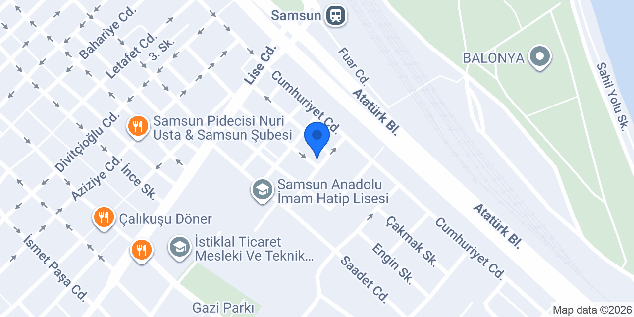 Atatürk Anaokulu konumu