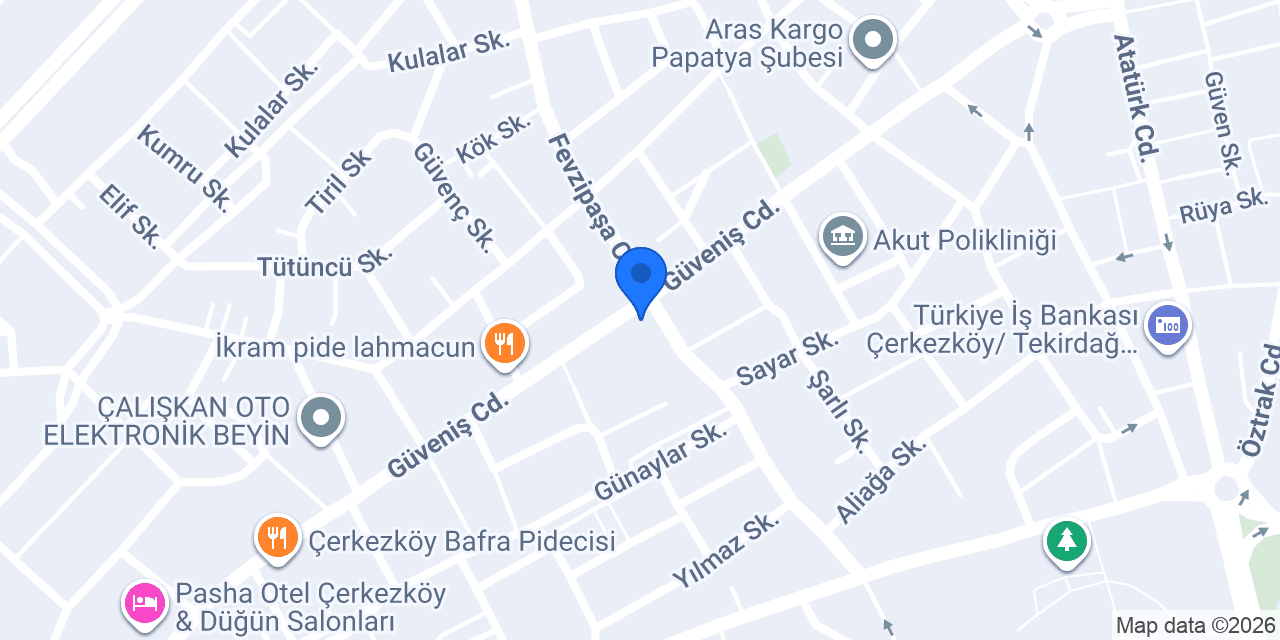 Ozan Pastaneleri konumu