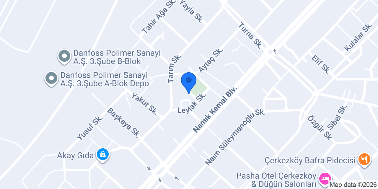 Çerkezköy Spa Masaj konumu