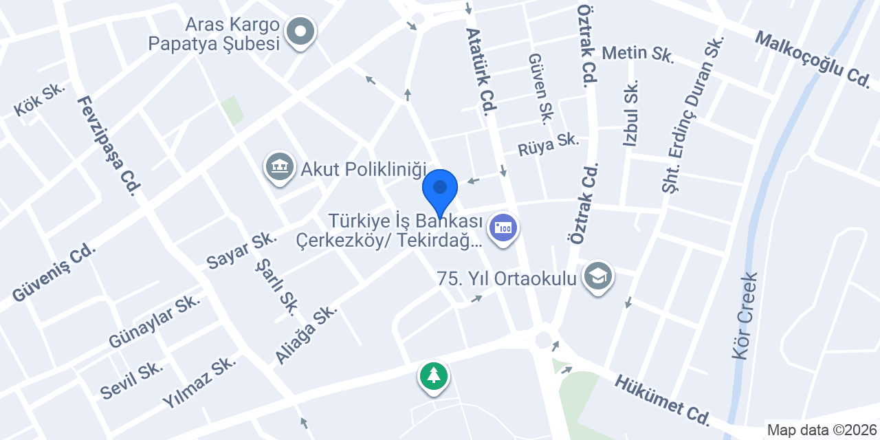 Özyıl Elektrik Endüstriyel Servis konumu