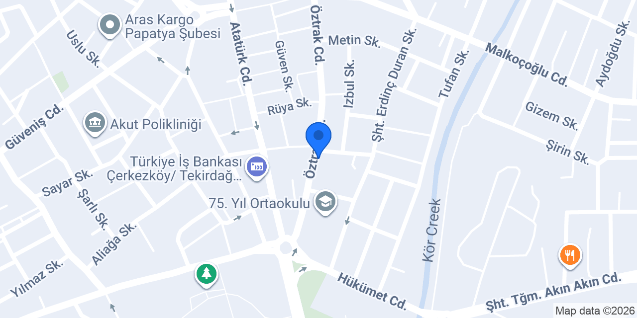 SEÇ MARKET öztrak şubesi konumu