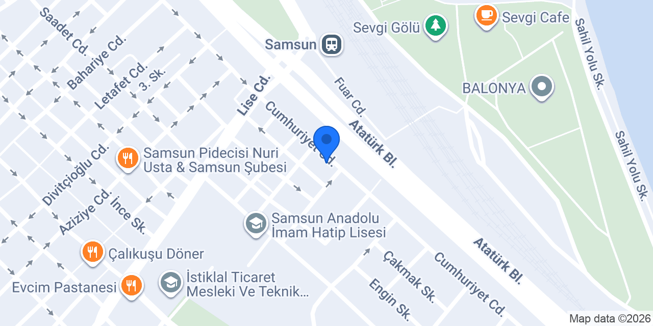 Gar Lezzet Lokantası konumu