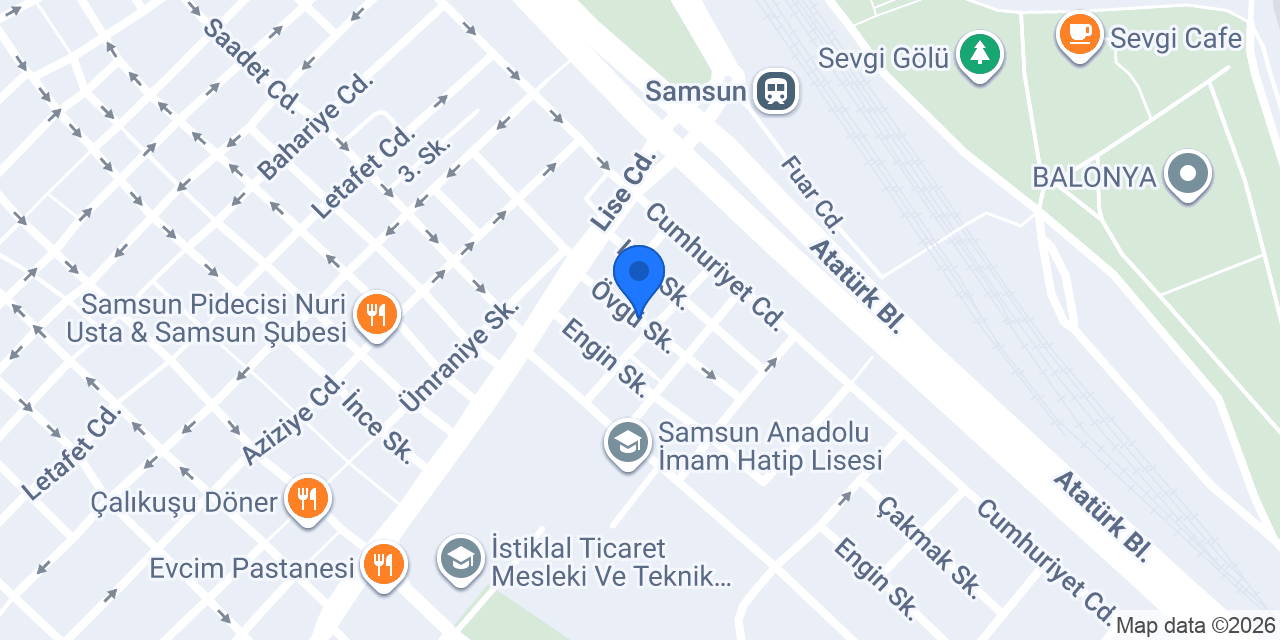 Vista Turizm konumu