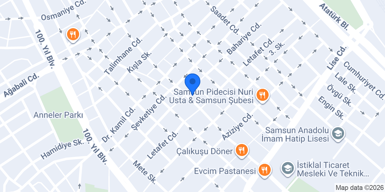 Efes Pastanesi konumu