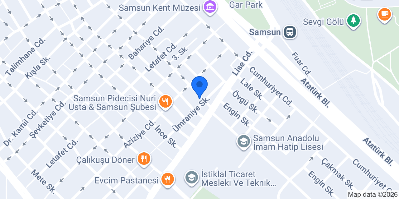 Milano Pasta Salonu konumu