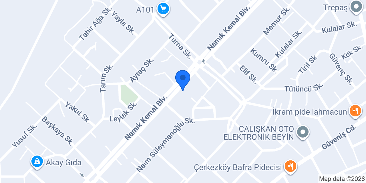 ENDER OTOMOTİV konumu