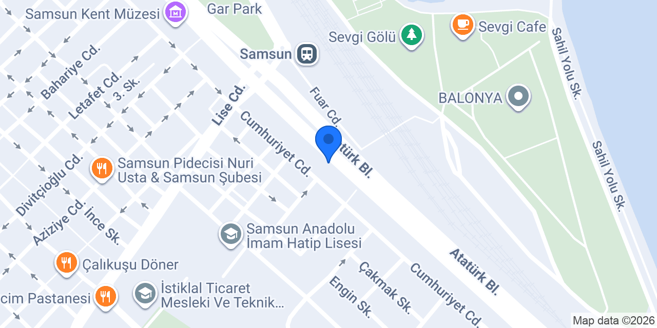 Farabi Saç Ekim Merkezi konumu