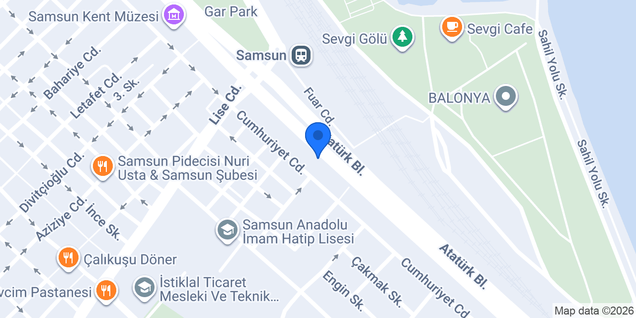 Op. Dr. Sedat Ocak konumu