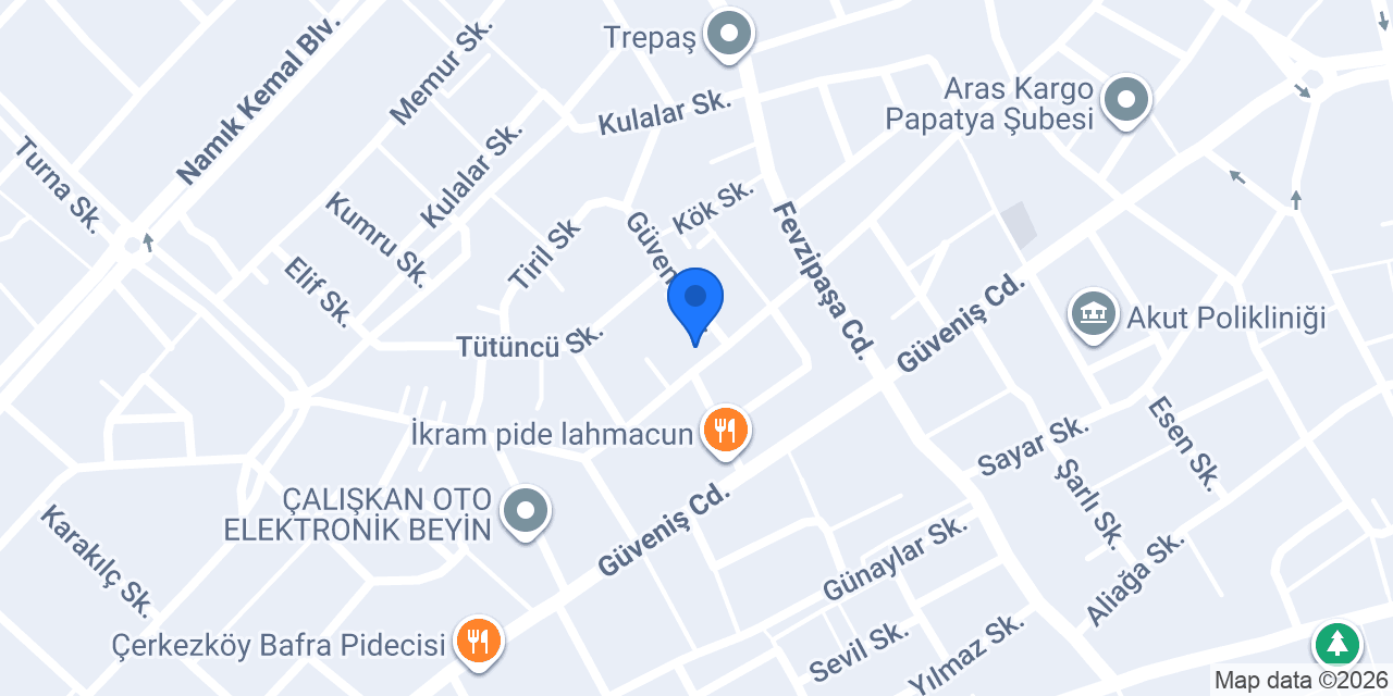 Üç Yaprak Kitap konumu