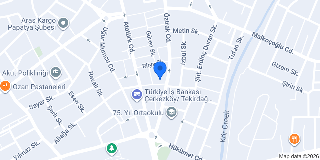 Osman Kaya Hair Studio konumu