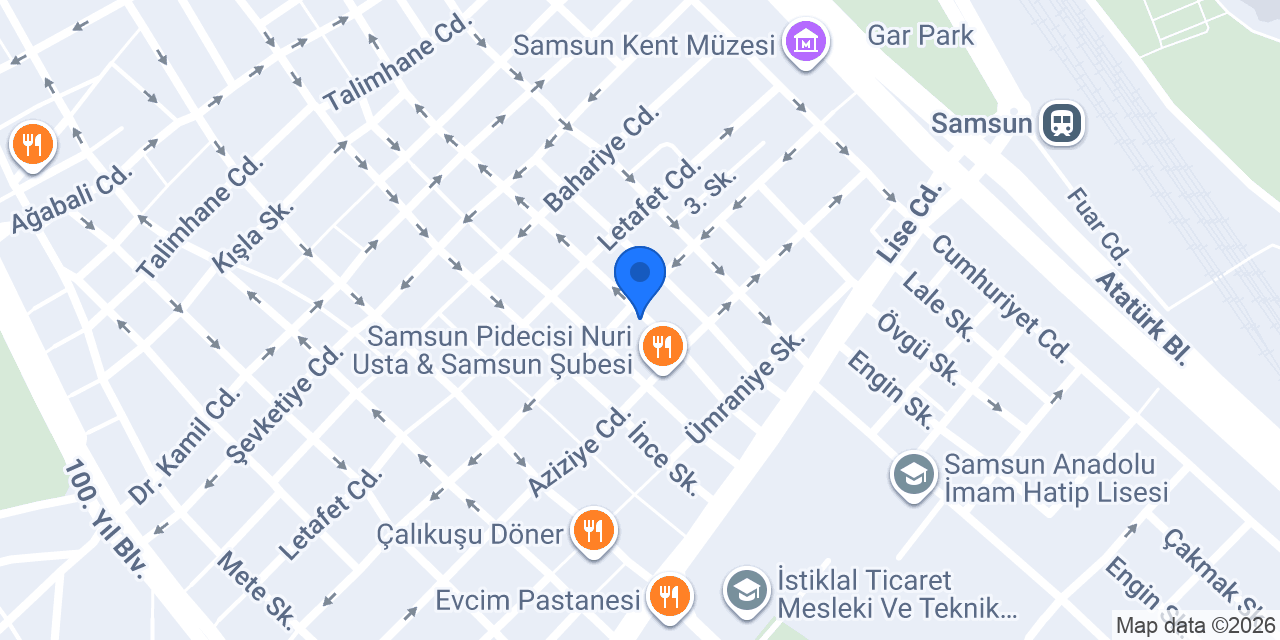 Kübra Çetin Butik konumu