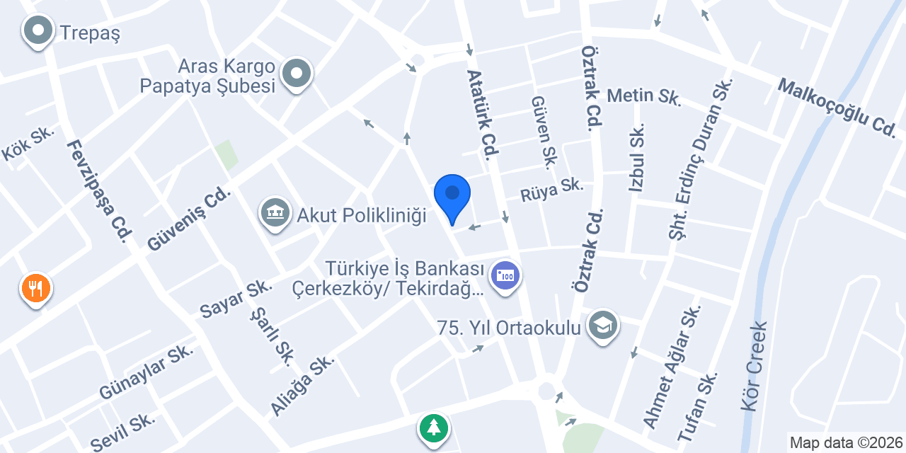 Aydıner Yapı konumu