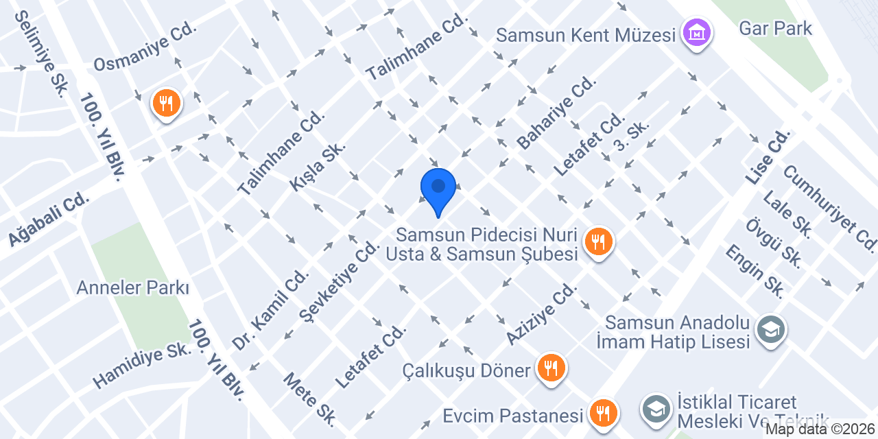 Evinis ev yemekleri konumu