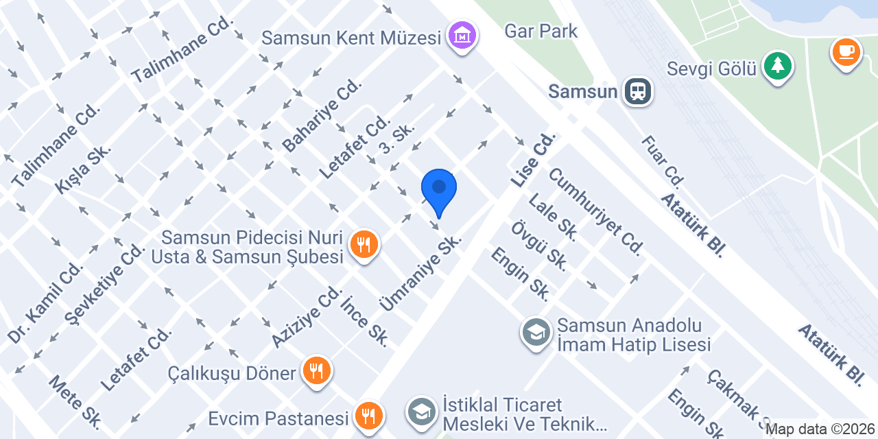 Özcan Unlu Gıda konumu