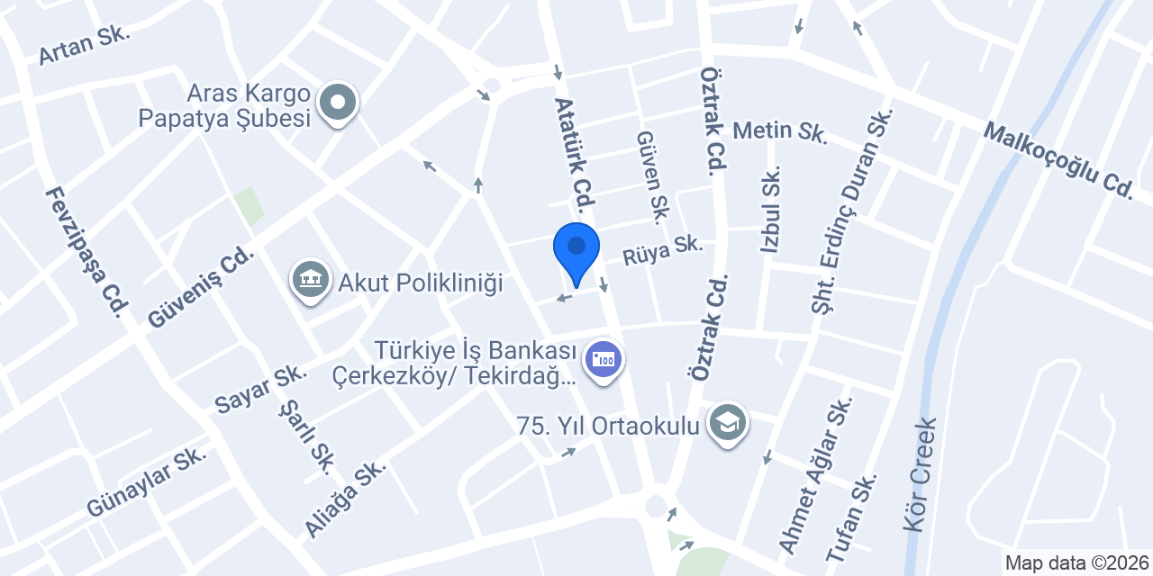 Akay otel konumu