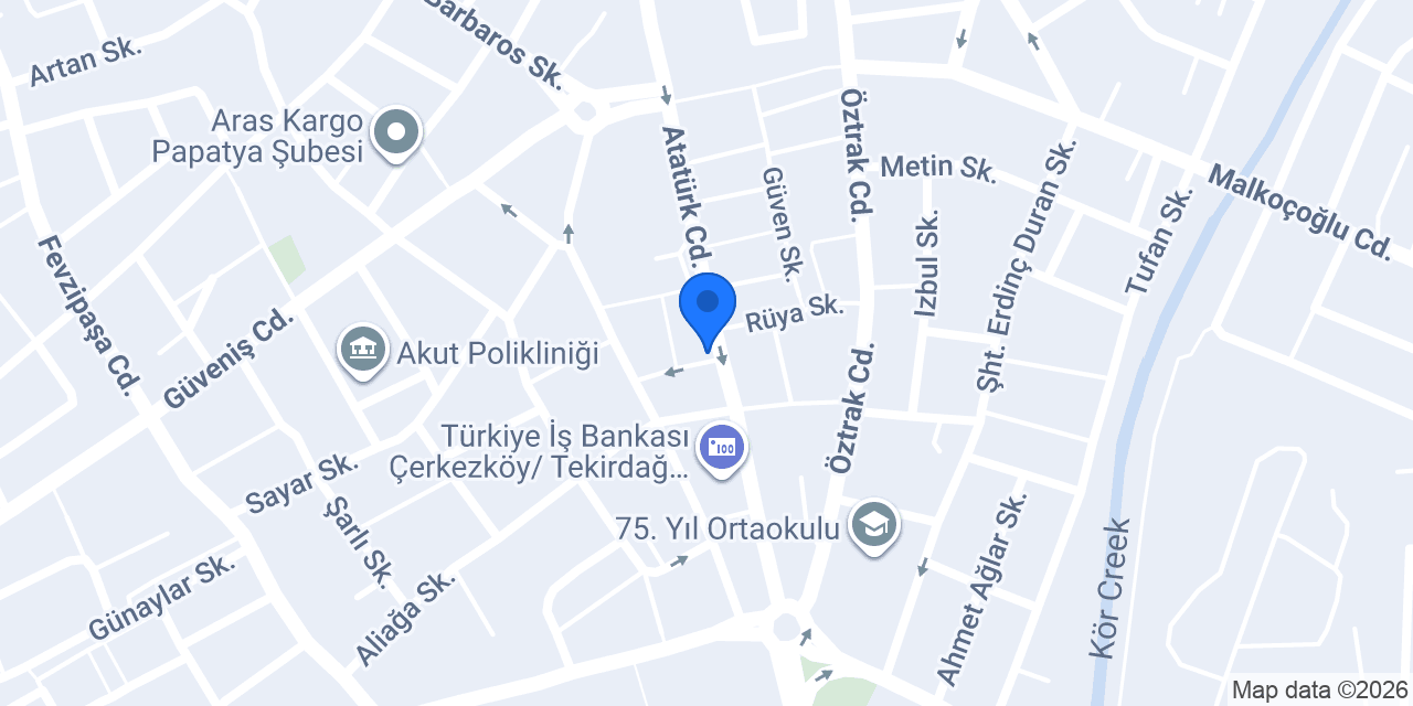 CEP HASTANESI konumu