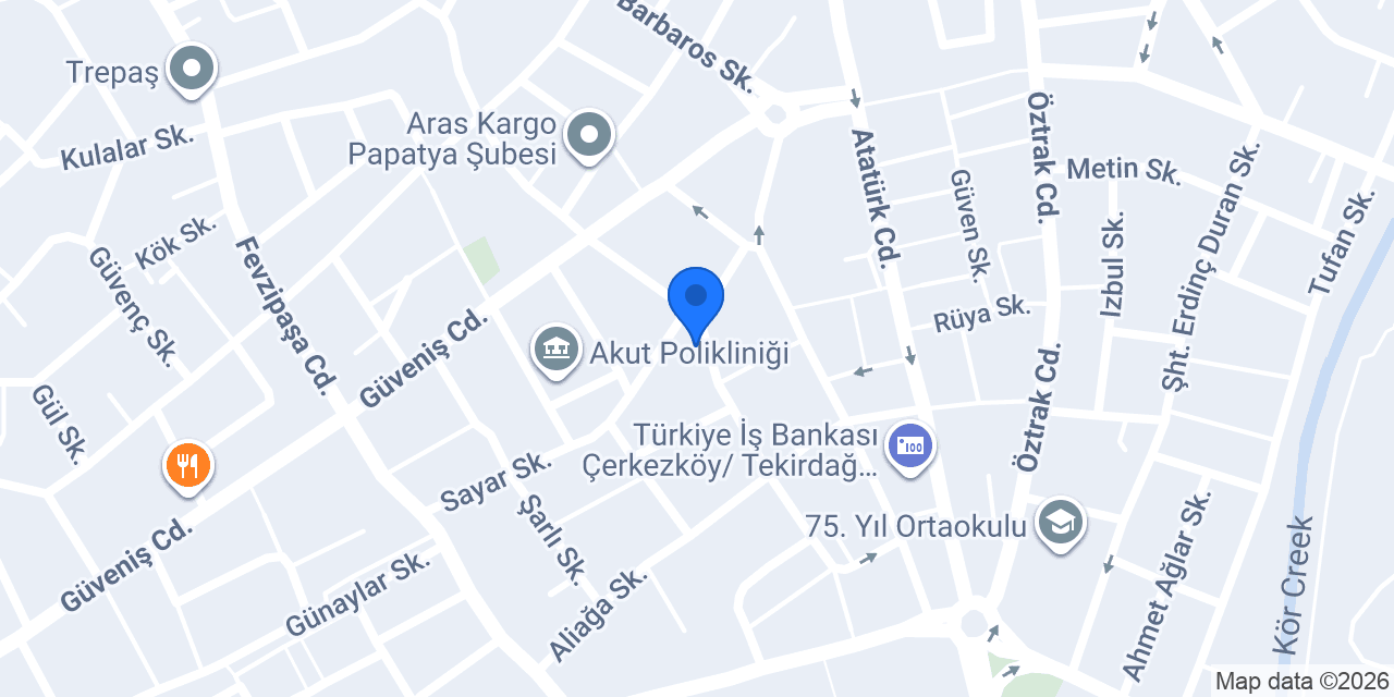 ABM Sigorta Ara. Hiz. Ltd. Şti. konumu