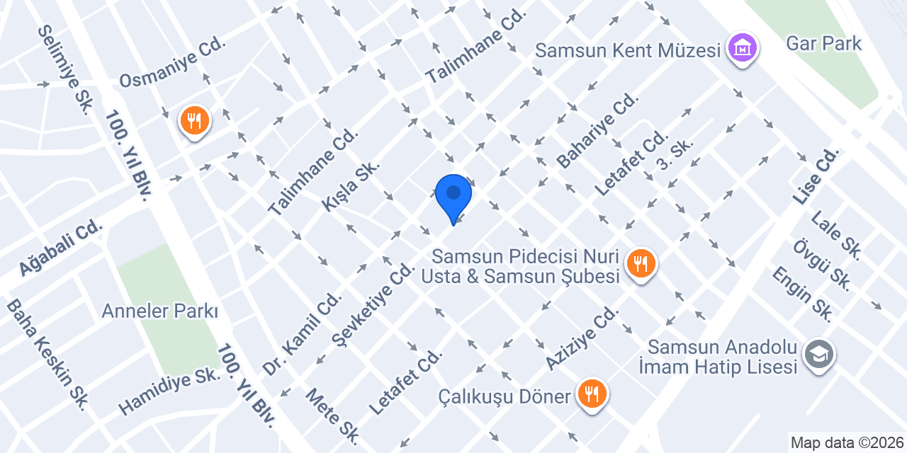 Üsküdar Kahvecisi Samsun konumu