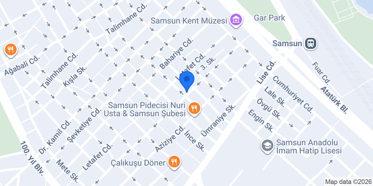 Av. Hazal AYDIN CEYLANDAĞ konumu