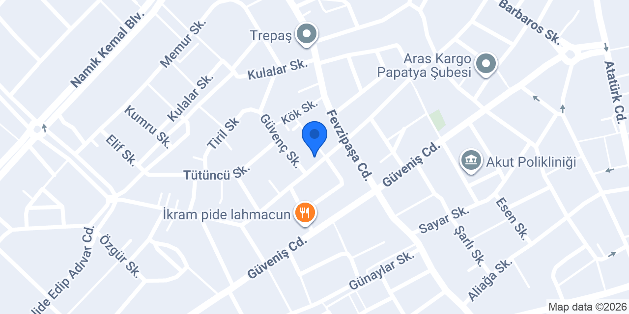 Çerkezköy Yapı Market konumu
