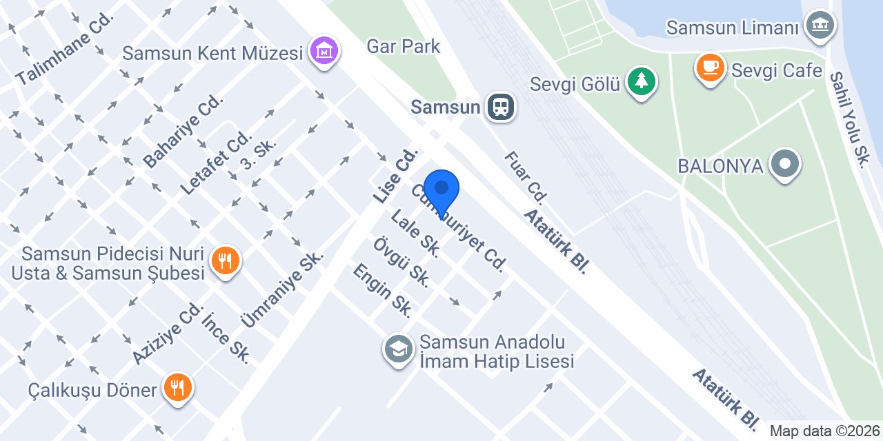 ASLAN CESUR MALİ MÜŞAVİR konumu
