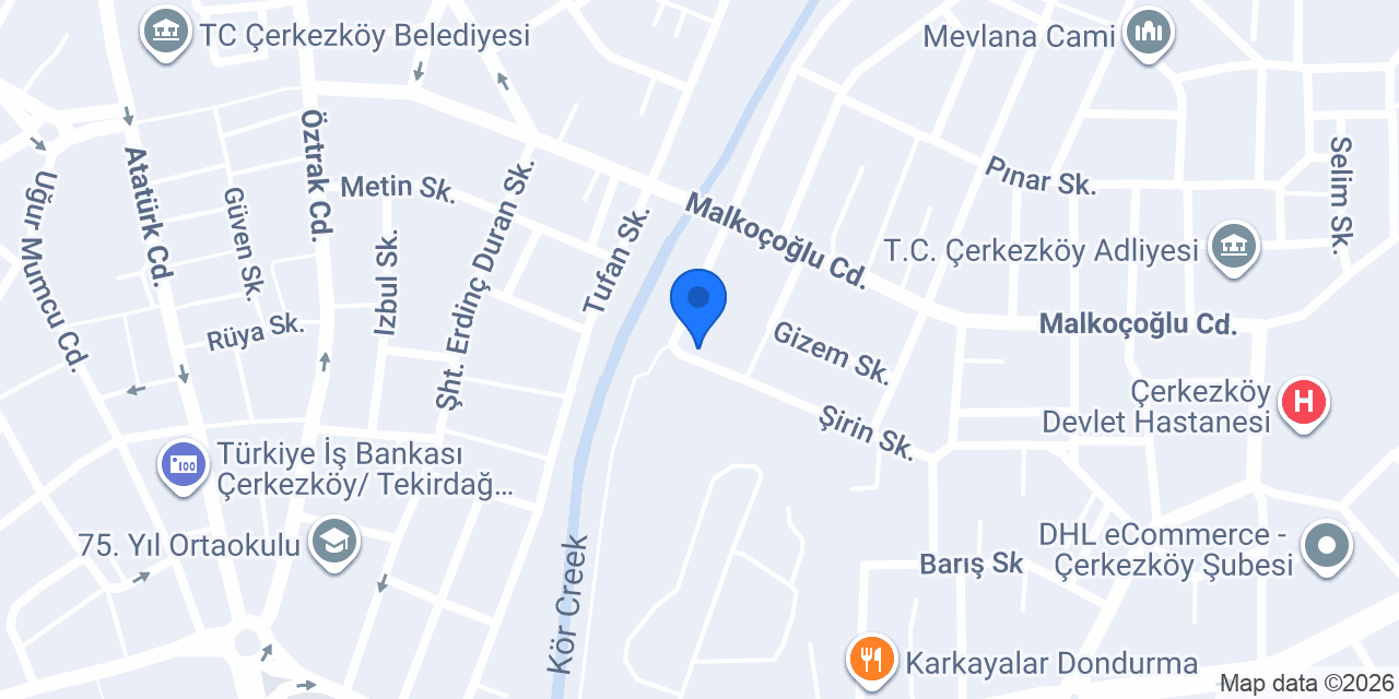 Ufuk Erkek Kuaförü konumu