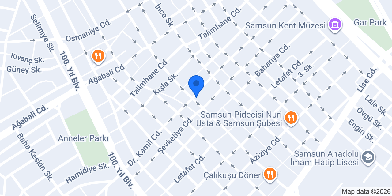 Diş Hekimi Samet ÖZER konumu