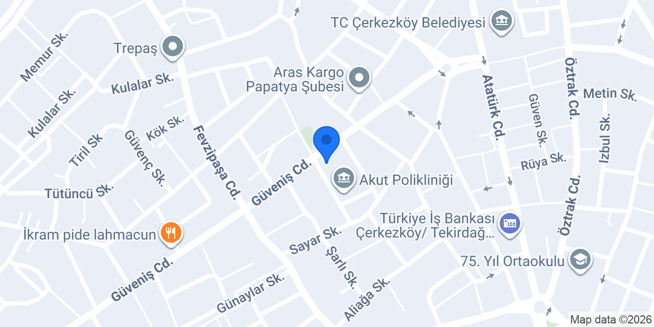 Sude Nur Bayan Kuaförü konumu