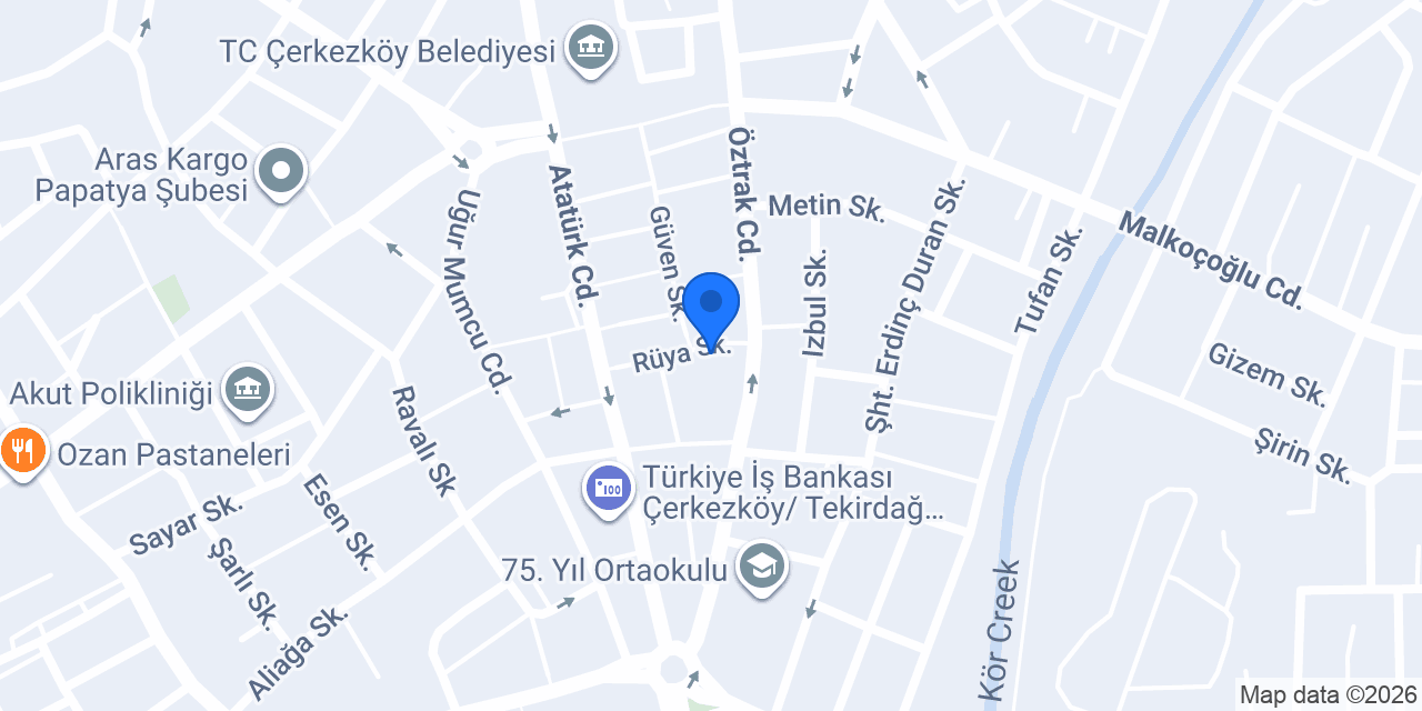 YEŞİL TERZİHANESİ konumu