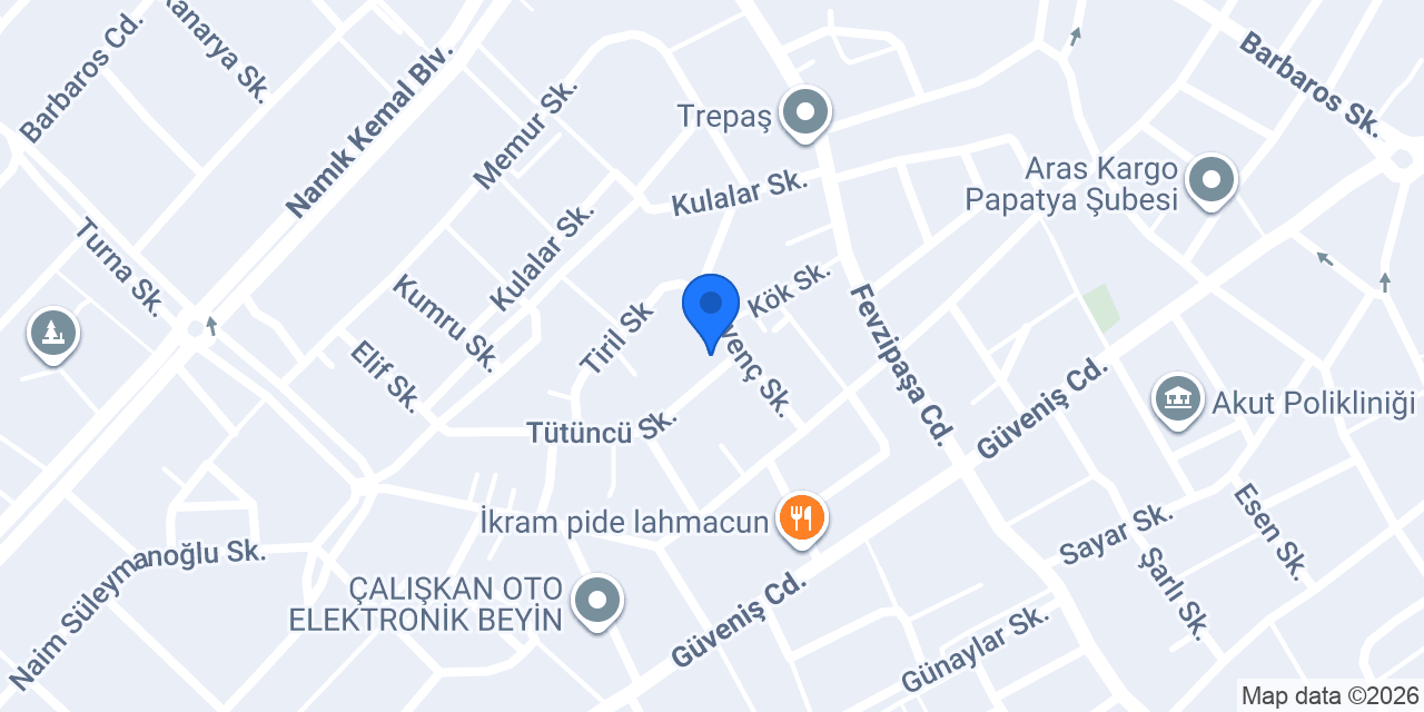 Eker Elektrik konumu