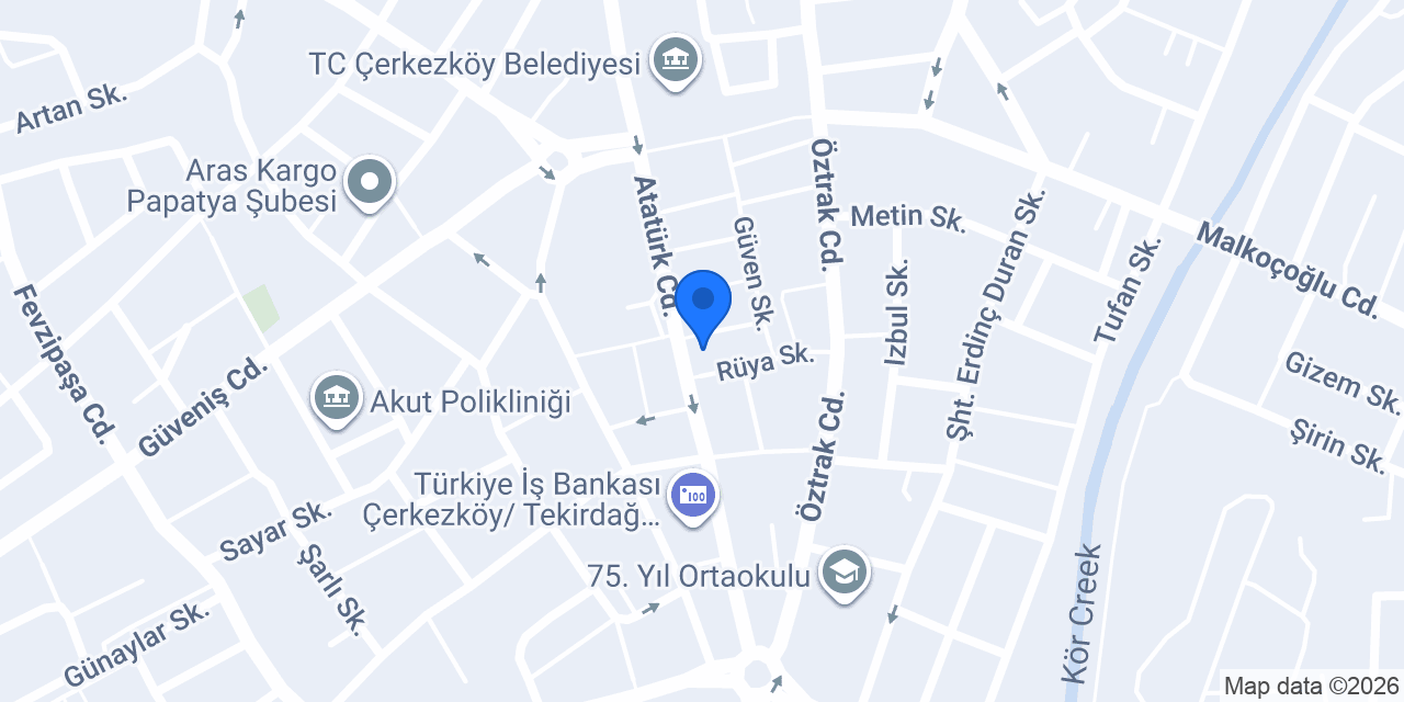 İnci&Torun Hukuk Bürosu konumu