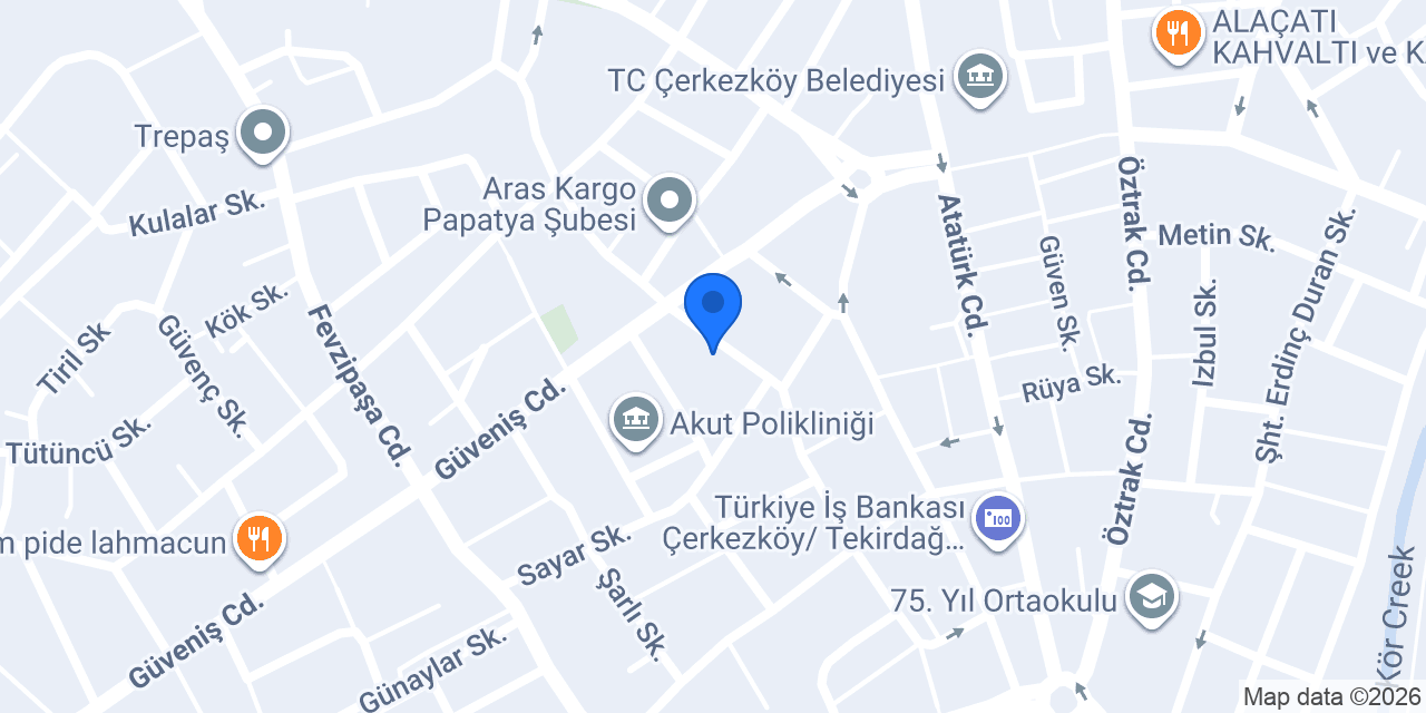 DOĞU TERCÜME konumu