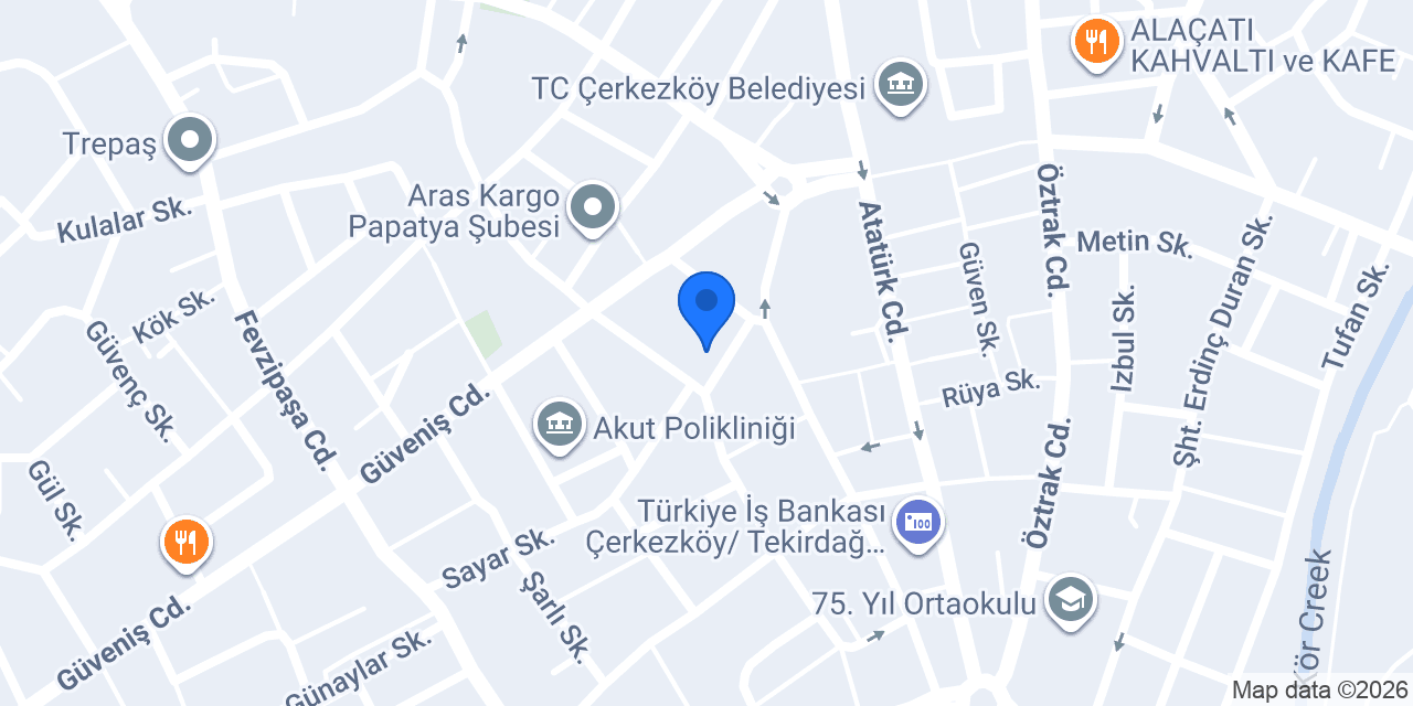 Selvili & Ülkü Hukuk Bürosu konumu