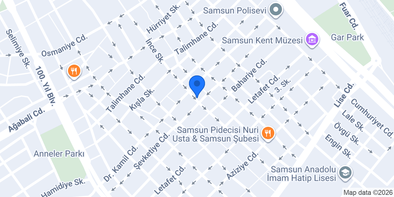 Sürat Kargo Çiftlik Şube konumu