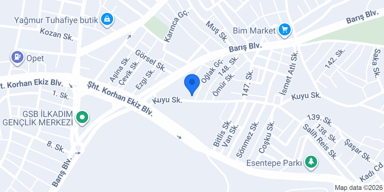 KUZEY KIRTASIYE konumu