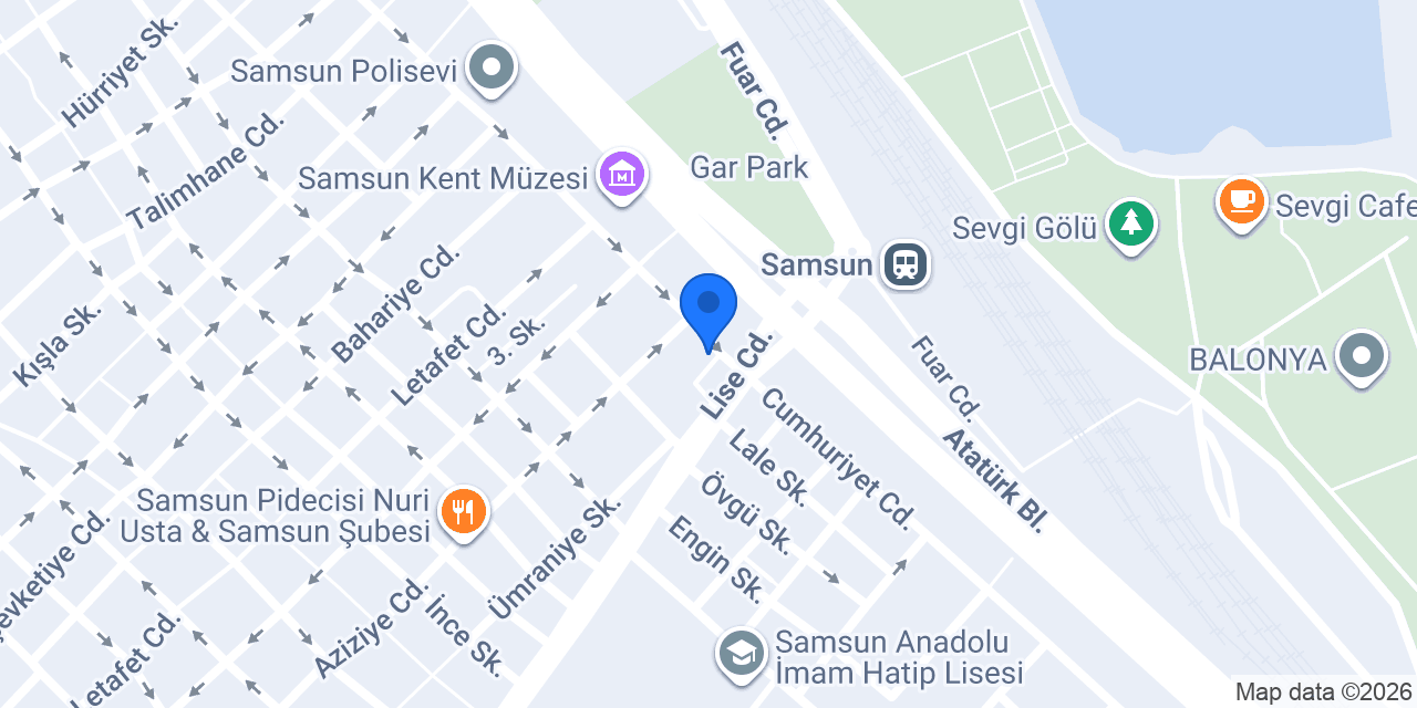 Karadeniz Balık Restoran konumu