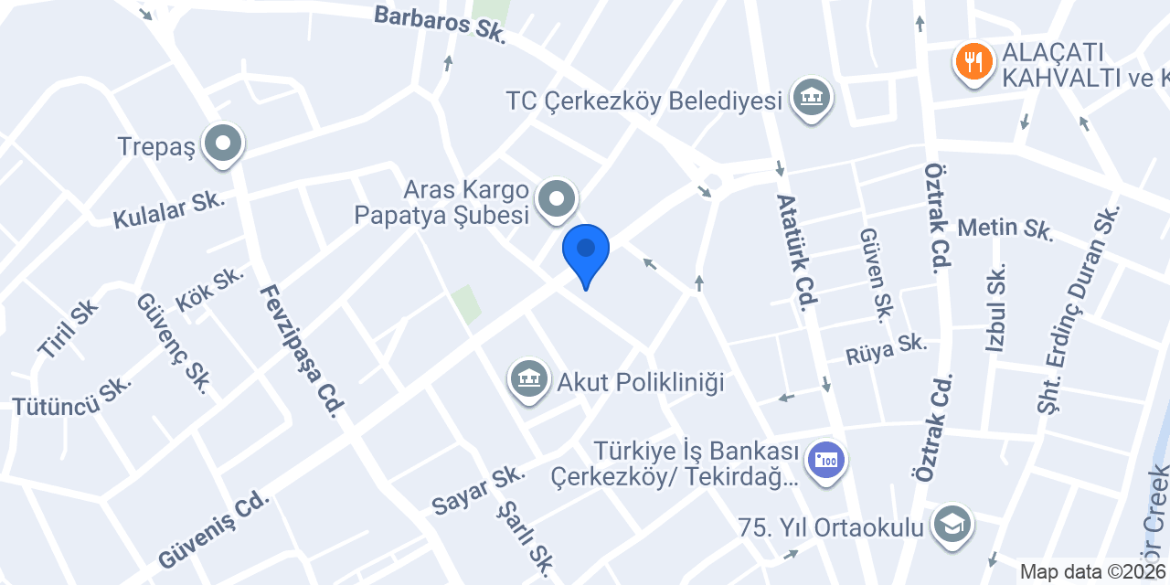 As Çadır Branda konumu