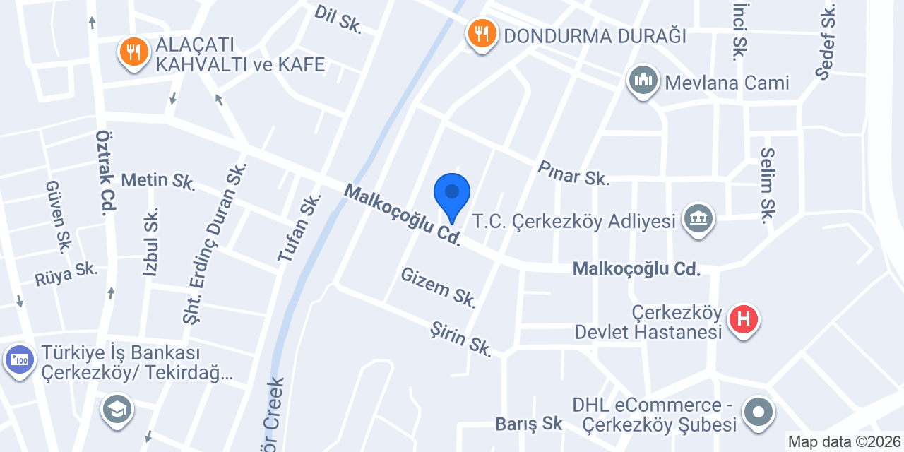 Bereket Yufka konumu