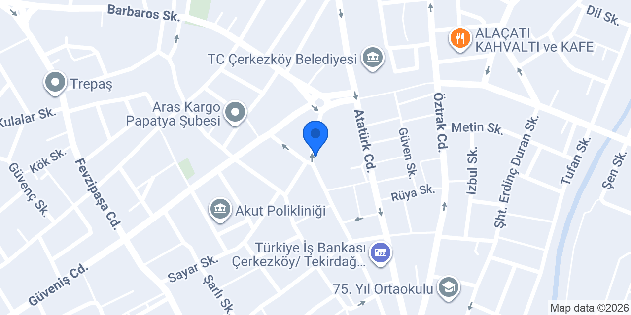 TAŞ KASAP - TUNCER ÖZCAN konumu
