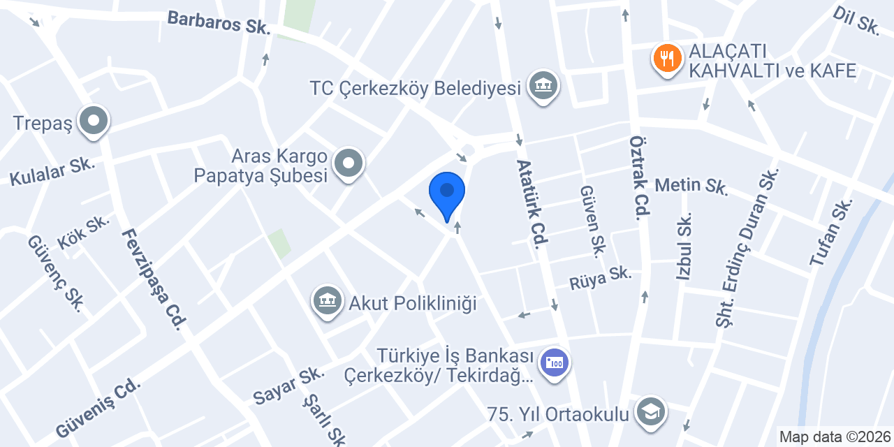 Vodafone Cep Merkezi konumu