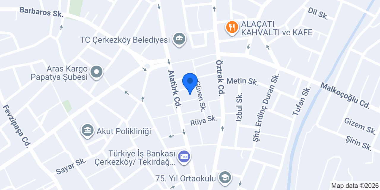 Öz Dilay Sürücü Kursu konumu