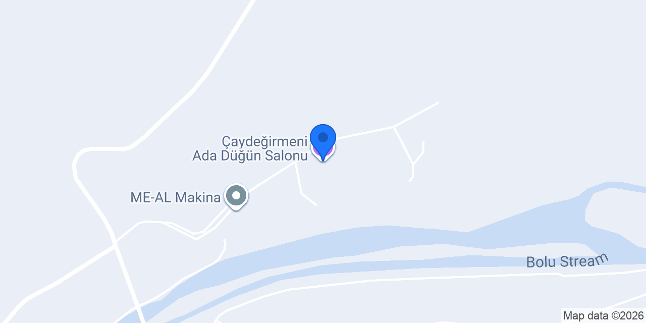 Çaydeğirmeni Ada Düğün Salonu konumu