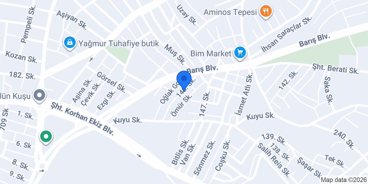 Samsun Atakum Akdağ Su konumu